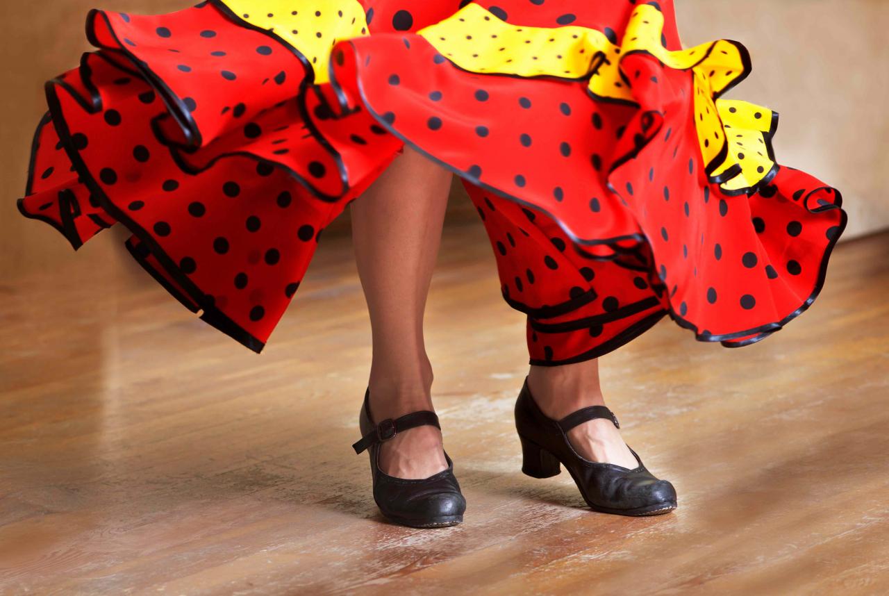 El Flamenco Vive, Semi Shoe for Introduction to Flamenco Dance